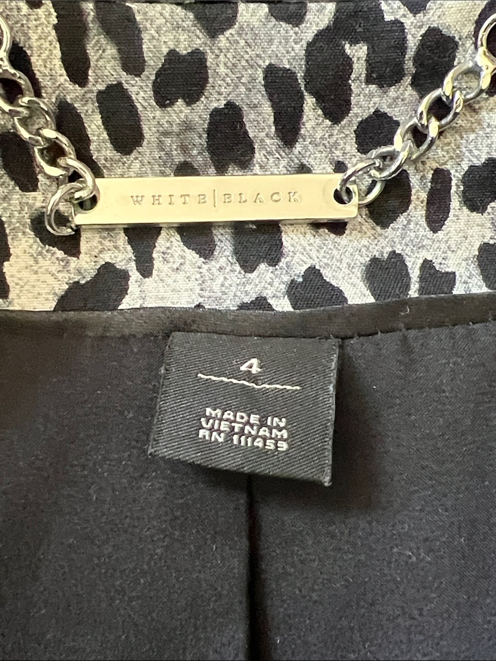 White House Black Market Leopard Print Blazer - Picture 6 of 9